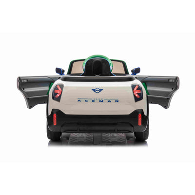 Kids 12v Electric car with remote white