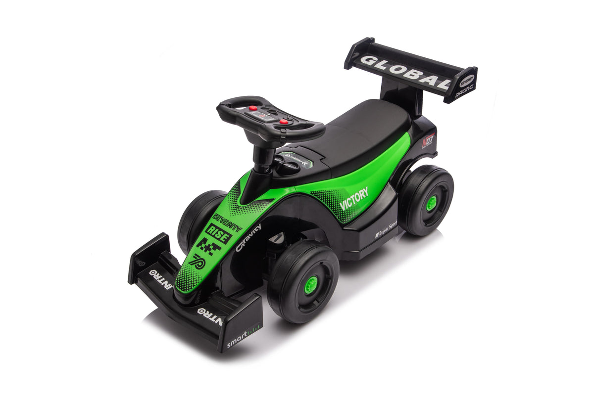 Neo G26 Go Kart Ride-On Push Car for Kids (18+ Months) | Music, Silent Wheels, Safe & Fun | Max Weight 20kg