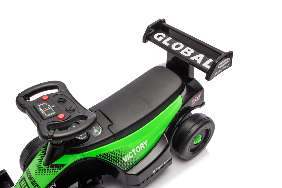 Neo G26 Go Kart Ride-On Push Car for Kids (18+ Months) | Music, Silent Wheels, Safe & Fun | Max Weight 20kg