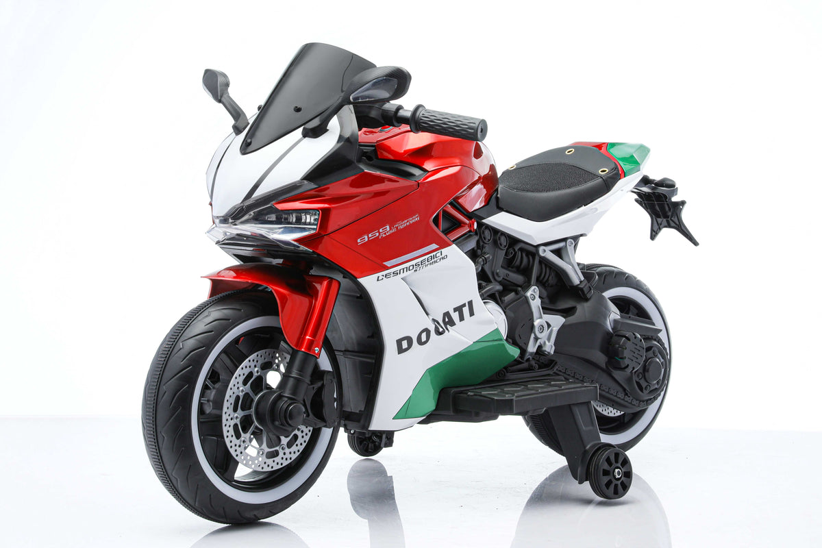 Kids Red 12v Licensed Ducati Panigale Ride-on Super Bike