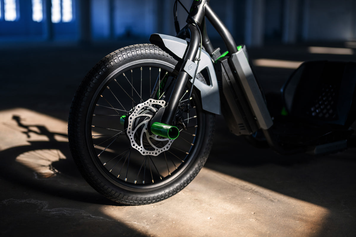 Electric Green Machine Drift Trike - 36V Power, 15mph, Total Drift Control