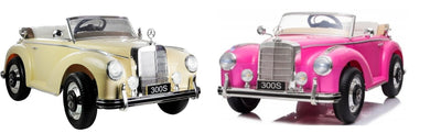 Kids Classic Mercedes Benz 300S Ride On Car with Parental Remote | Licensed
