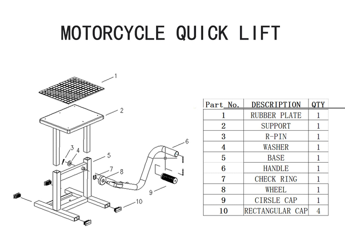 MX Workshop Stand Manual