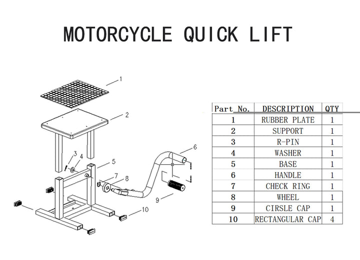MX Workshop Stand Manual