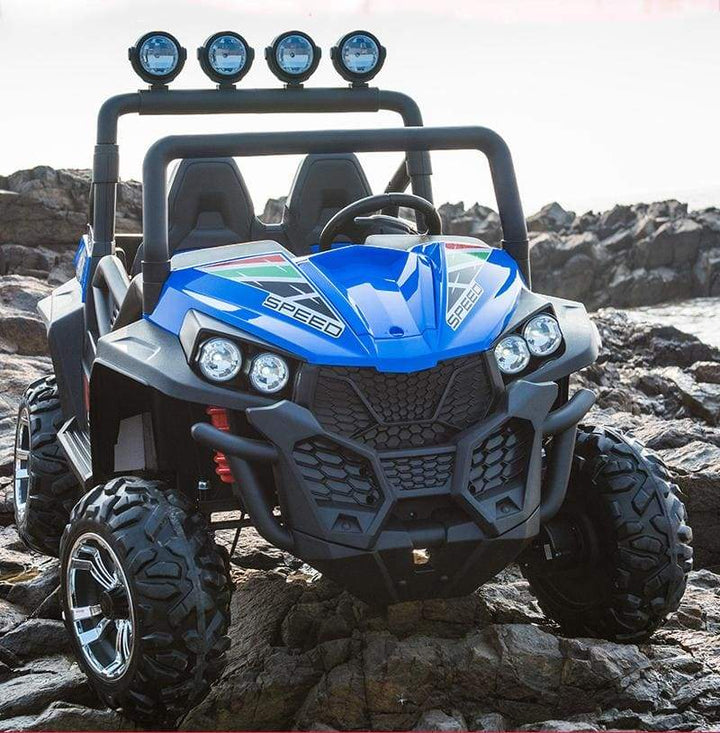 Kids 4 Wheel Drive 24v Ride-on Buggy with Leather Seats