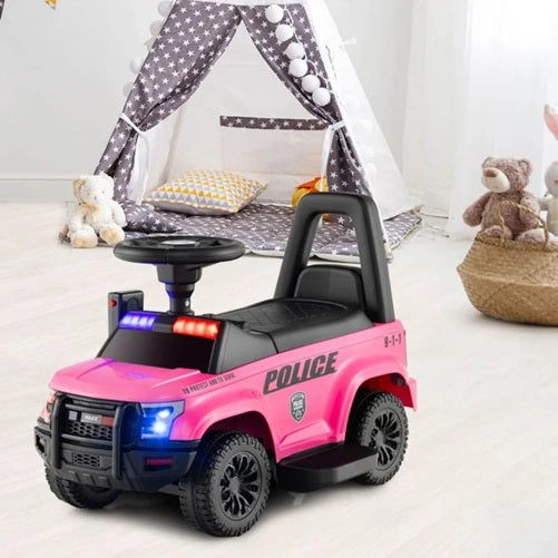 Police Car for toddlers in Pink