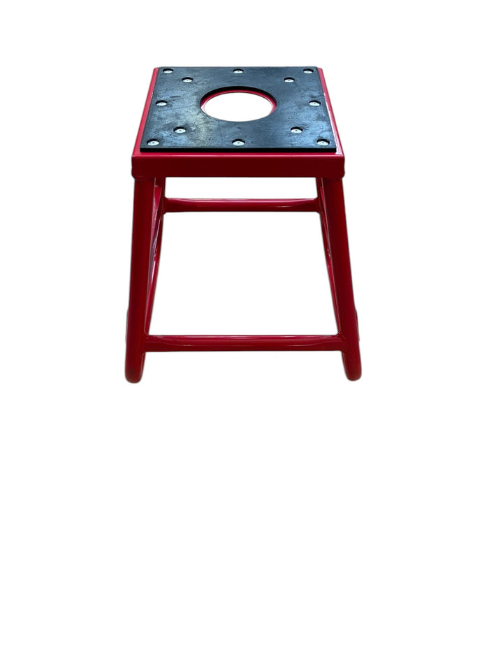 Red Bike Paddock Stand with hole