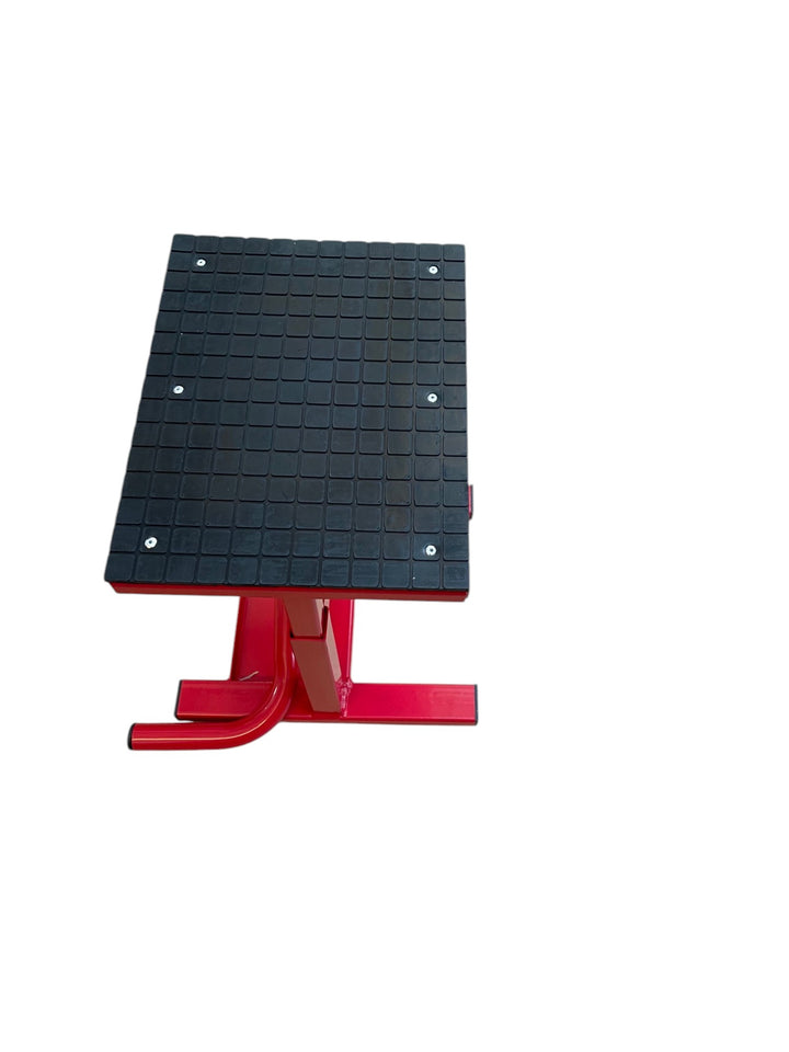 Red Dirt Bike Repair Stool
