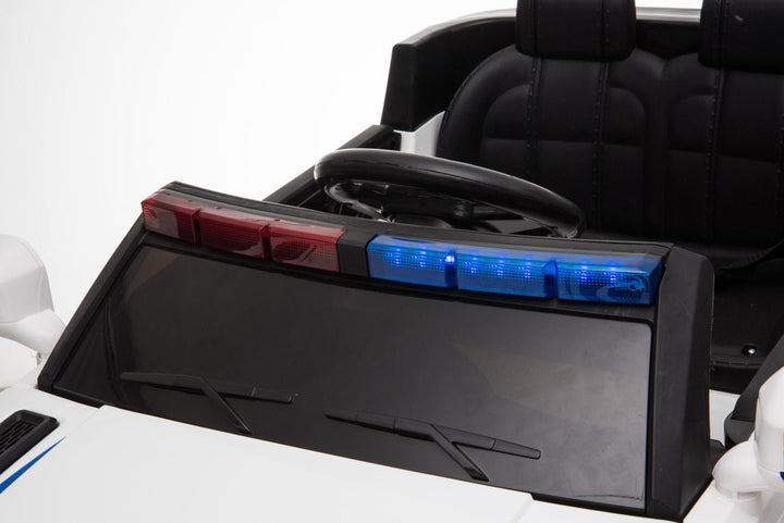 Flashing Lights on Police Car
