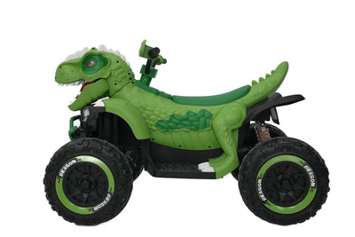 Dinosaur ATV for Kids – 12V Ride-On with T-Rex Design, With EVA Wheels