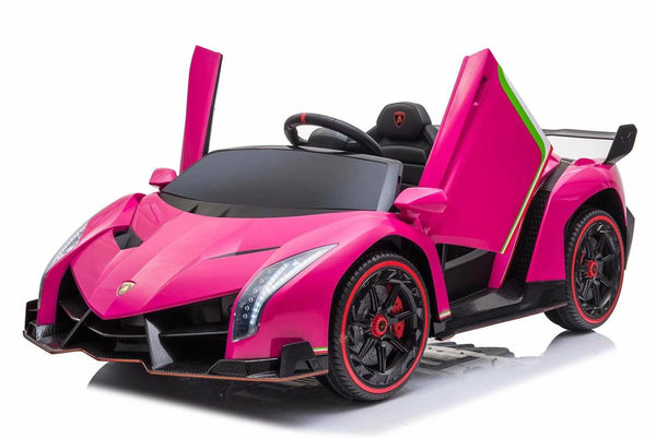 kids lamborghini 2 seater pinkVENENO PINK 1