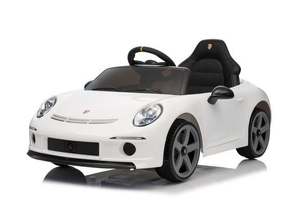 white-ruff-porsche-power-wheel-child