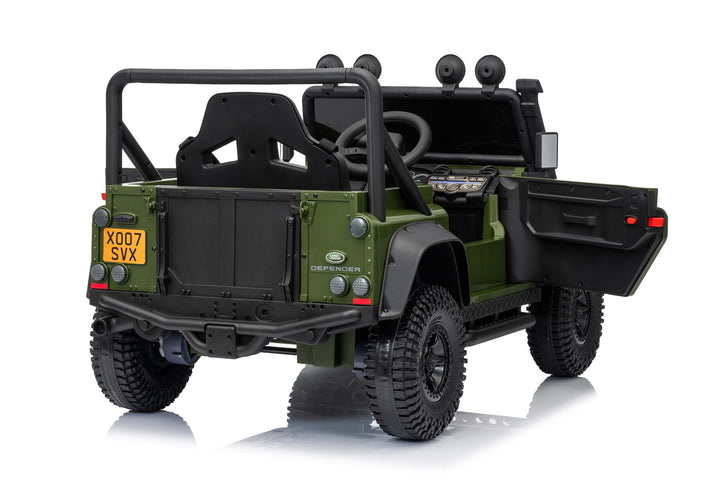 army green Kids ride on defender