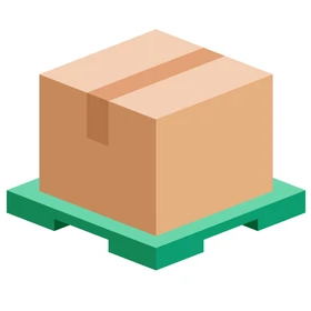 Item assembled and Shipped on Pallet