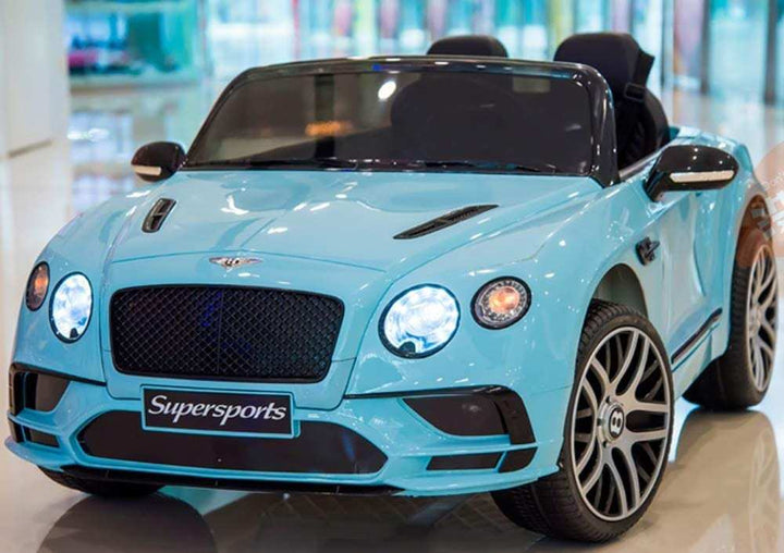 Blue Bentley Ride On Car for 2 kids