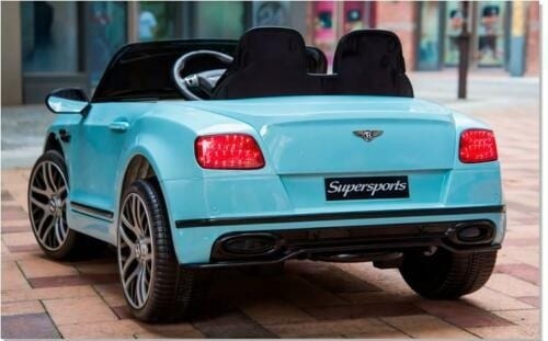 kids 2 seater bentley blue