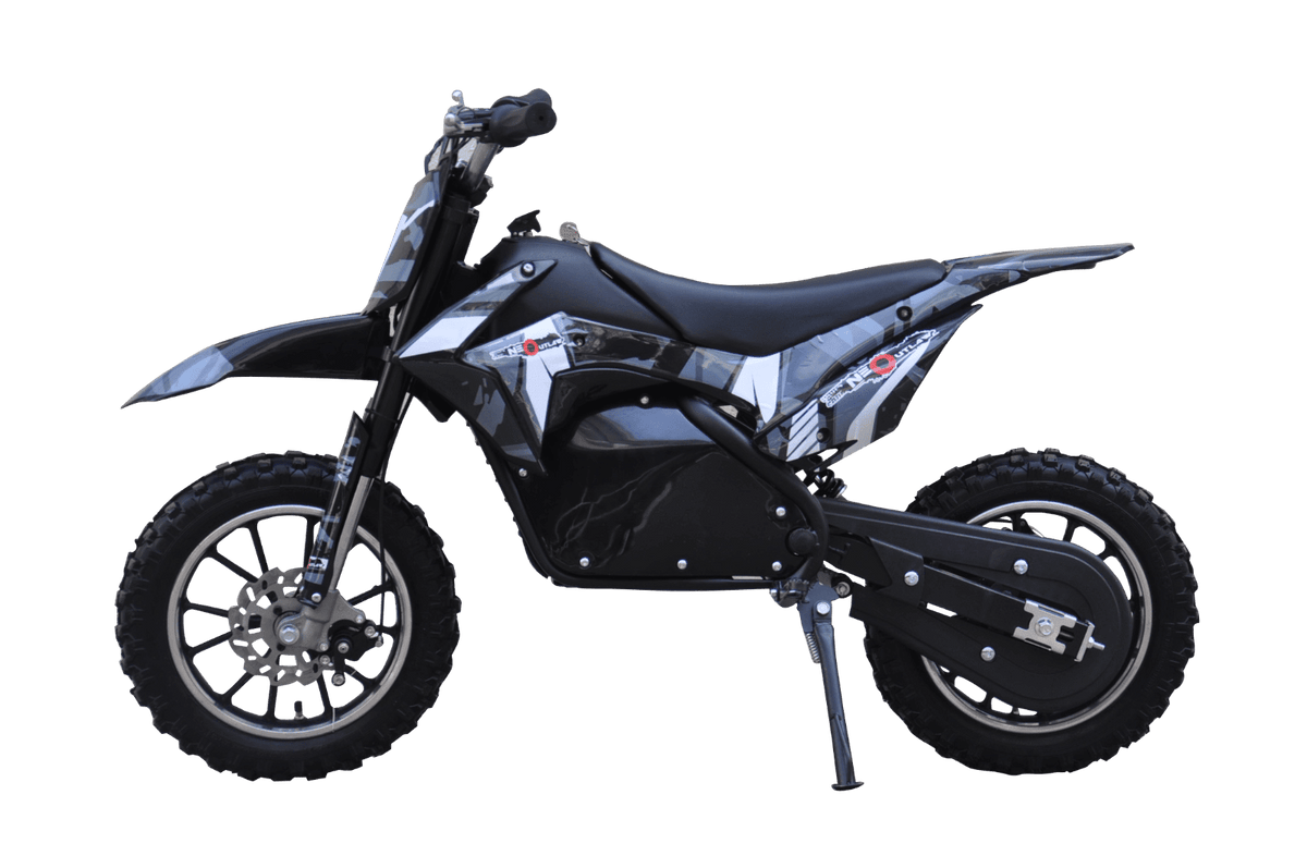 Blue 500w electric dirt bike