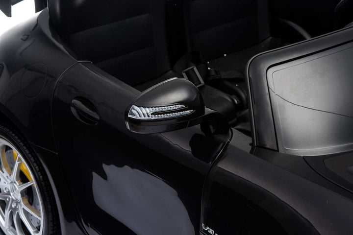12v 2 Seater Mercedes GT R AMG Electric RIde on Car with wing mirrors