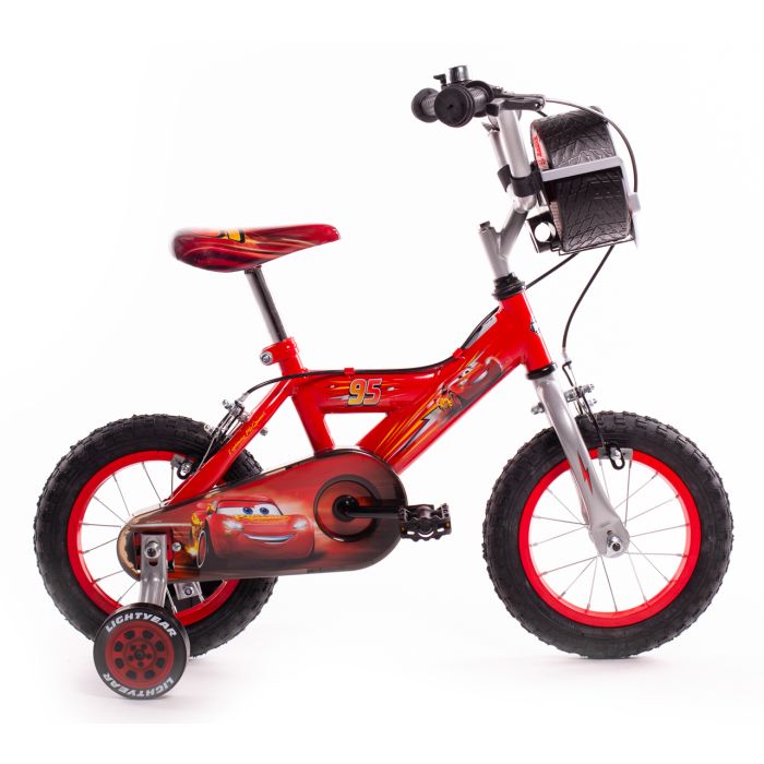 Disney Cars McQueen Pixar Bike 12" with Supporting Stabilisers