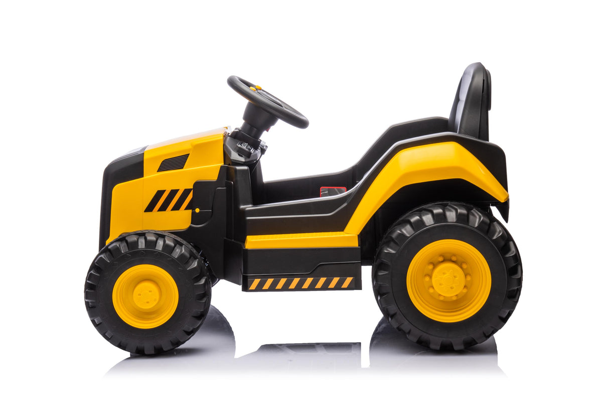 Licensed CAT Ride On Kids Electric Tractor – 12V Battery, Remote Control & MP3