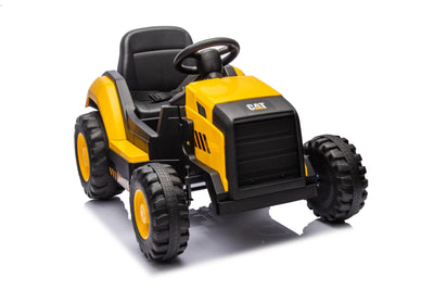 Licensed CAT Ride On Kids Electric Tractor – 12V Battery, Remote Control & MP3