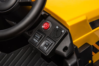 Licensed CAT Ride On Kids Electric Tractor – 12V Battery, Remote Control & MP3