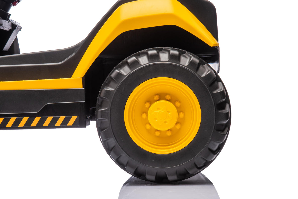 Licensed CAT Ride On Kids Electric Tractor – 12V Battery, Remote Control & MP3