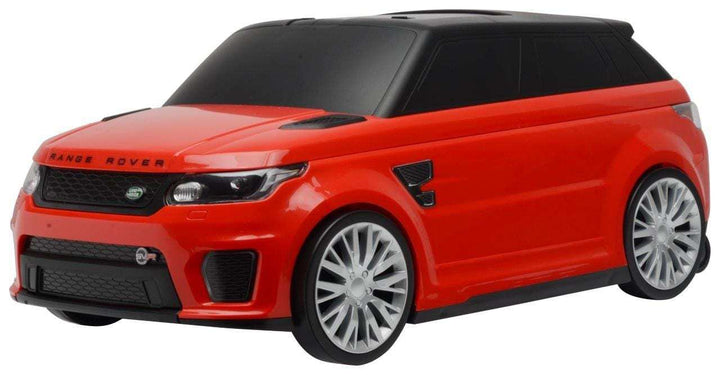 Red Official Licensed Range Rover Sport SVR 2 in 1 Foot to Floor Push Along Ride on Car and Luggage Suitcase