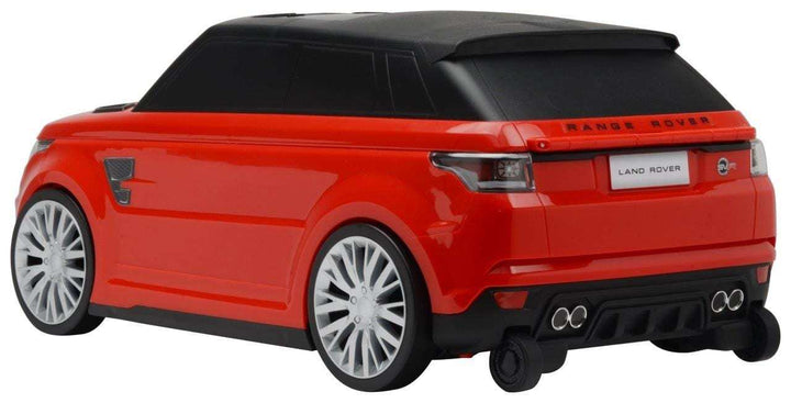 Red Official Licensed Range Rover Sport SVR 2 in 1 Foot to Floor Push Along Ride on Car and Luggage Suitcase