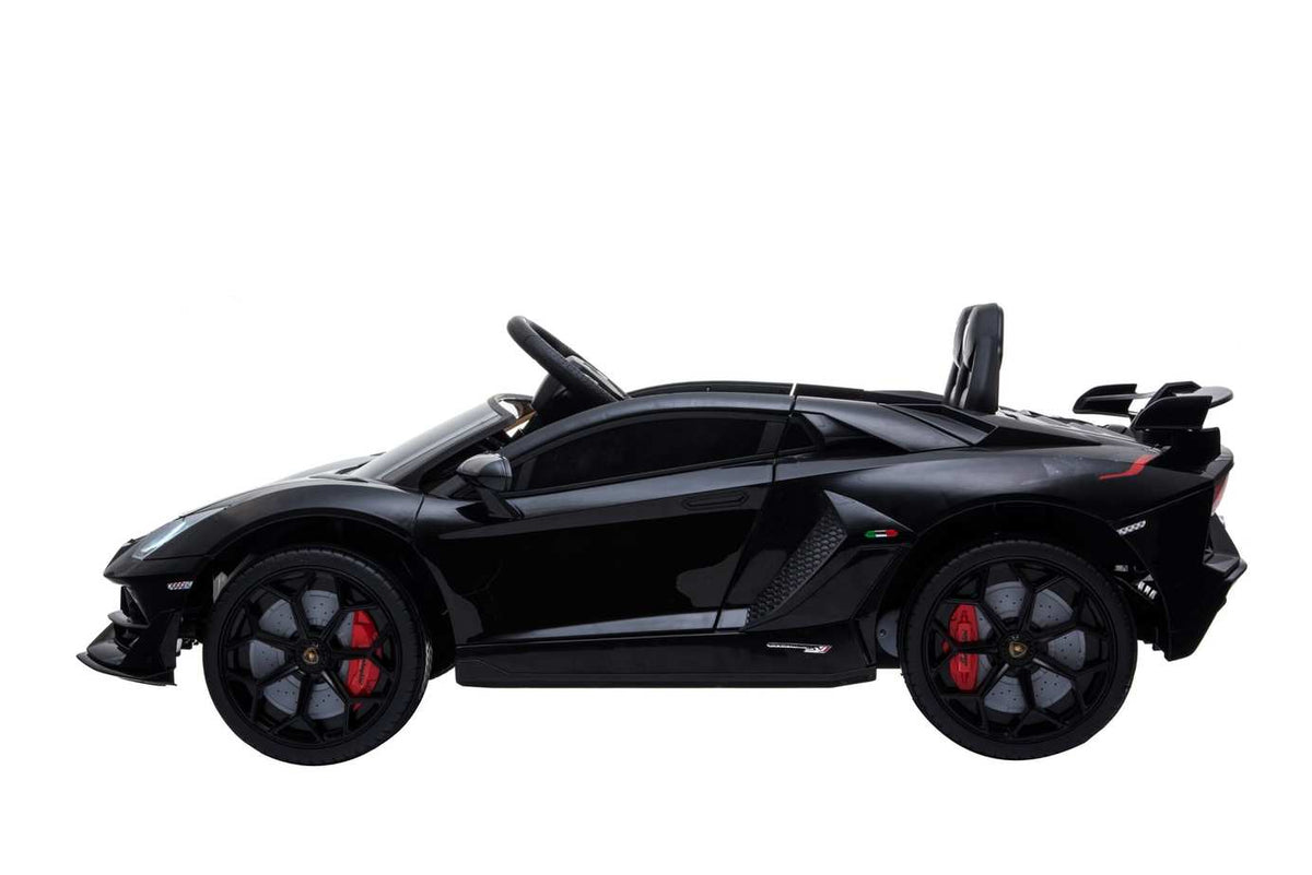 12v Electric Lamborghini SVJ Ride on Car in Black