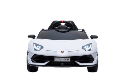 Licensed Lamborghini SVJ 12V Children’s Electric Ride On Car in White