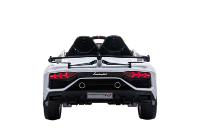 Licensed Lamborghini SVJ 12V Children’s Electric Ride On Car in White