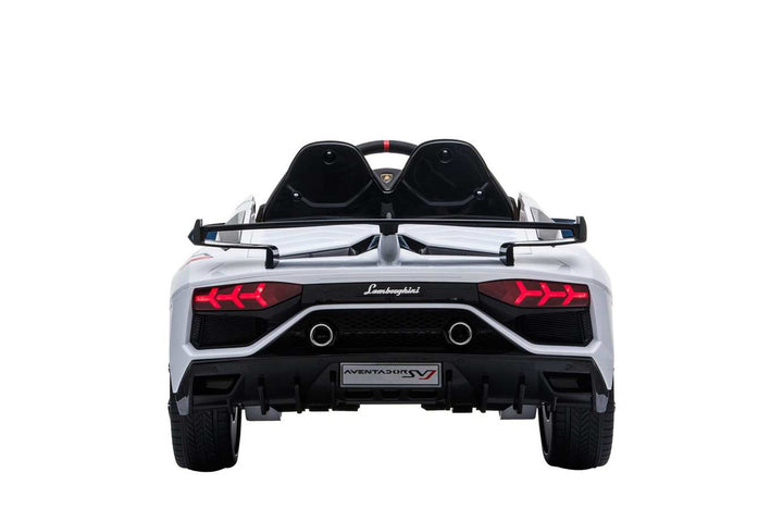 Licensed Lamborghini SVJ 12V Children’s Electric Ride On Car in White