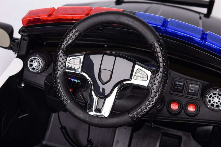 12v Electric Police Ride on Car with Parental Remote Control JC666-809