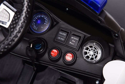 12v Electric Police Ride on Car with Parental Remote Control JC666-810