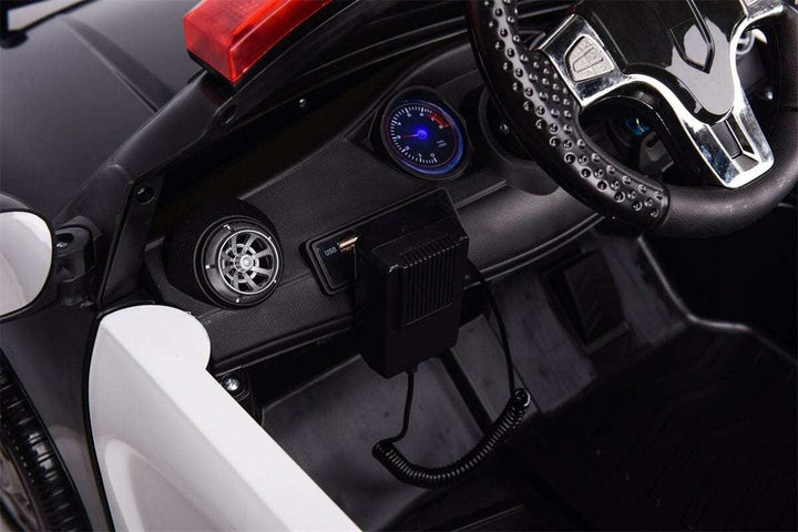 12v Electric Police Ride on Car with Parental Remote Control JC666-811