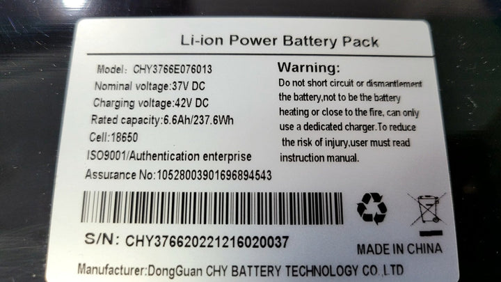 electric scooter replacement battery