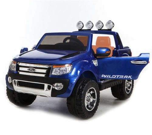 Blue 12v Licensed Ford Ranger Pickup Truck Ride on 2 seater-100