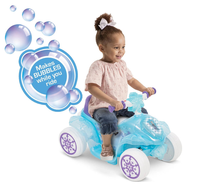 Disney Frozen Electric Quad Bike 6v with Bubble Feature
