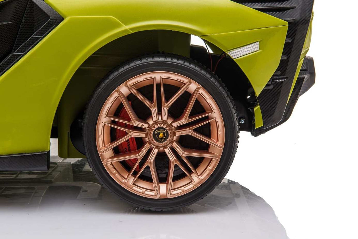 Lamborghini Sian Green kids electric ride on car