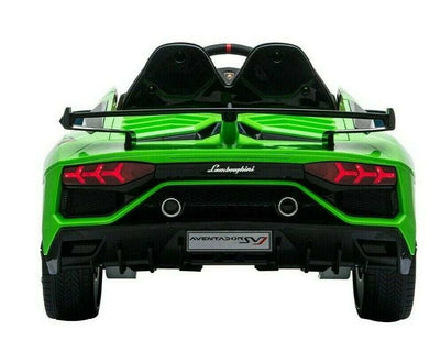 Licensed Lamborghini SVJ - 12V Children’s Electric Ride On Car - Green