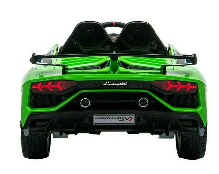 Licensed Lamborghini SVJ - 12V Children’s Electric Ride On Car - Green