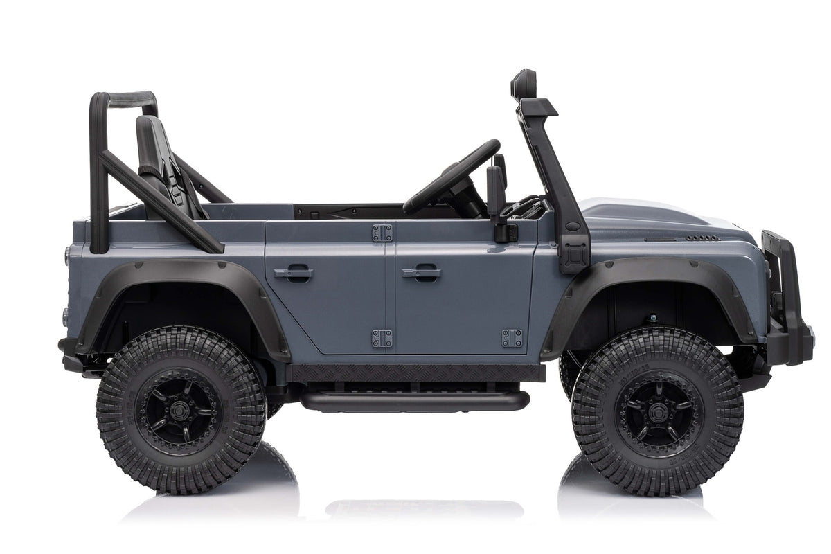 Kids Land Rover Defender ride on car Grey