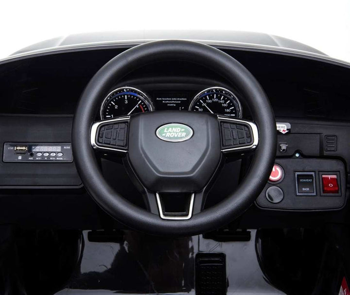 Black Land Rover Discovery Sport SUV Jeep 12v Electric Ride On Car-733