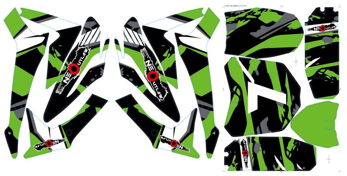 Replacement Sticker Set for 1200w Dirtbike HP110EB