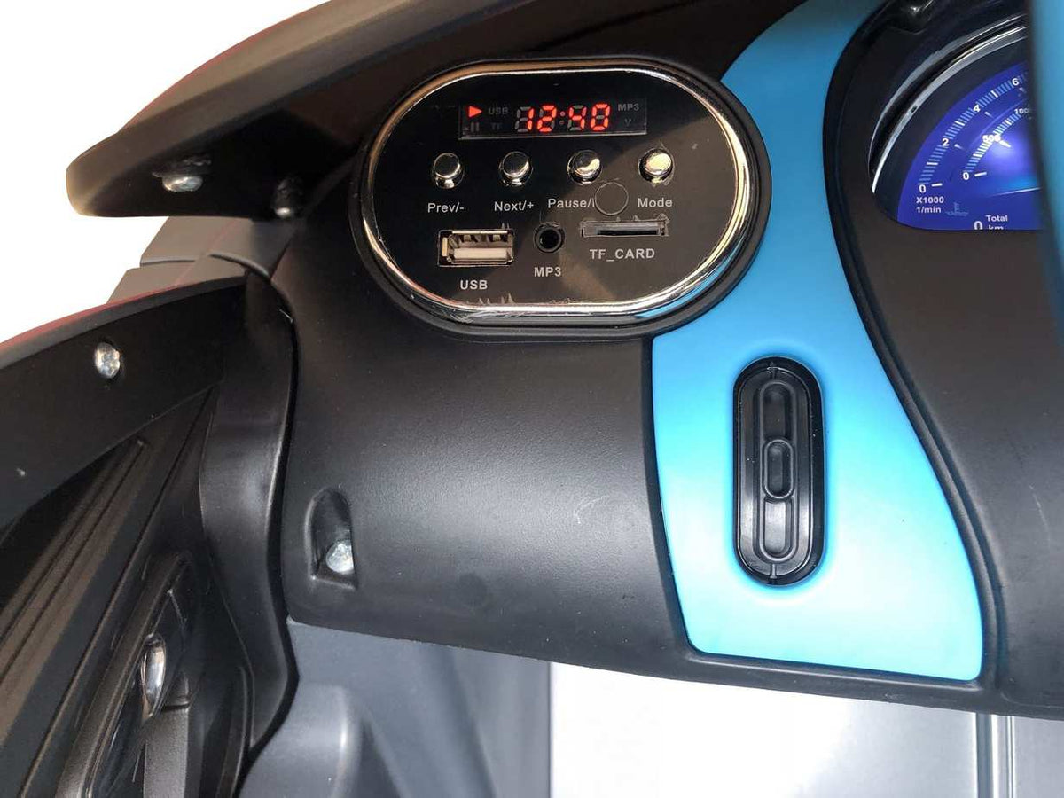 Bugatti supercar kids electric