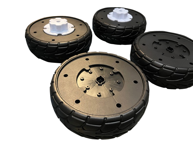Kids Car Rubber Wheels upgrade Audi TT