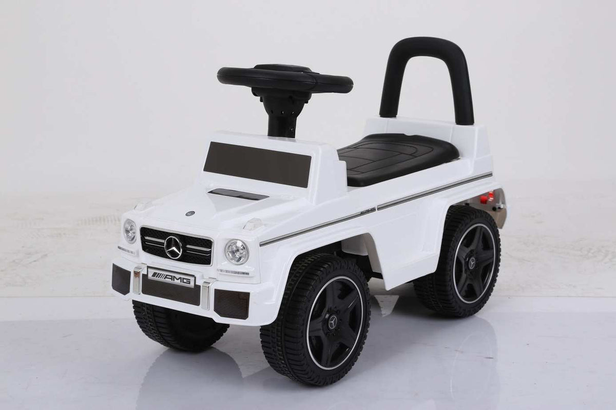 White Licensed Mercedes G63 AMG Foot To Floor Ride On