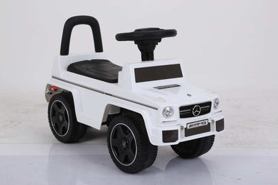 White Licensed Mercedes G63 AMG Foot To Floor Ride On Car