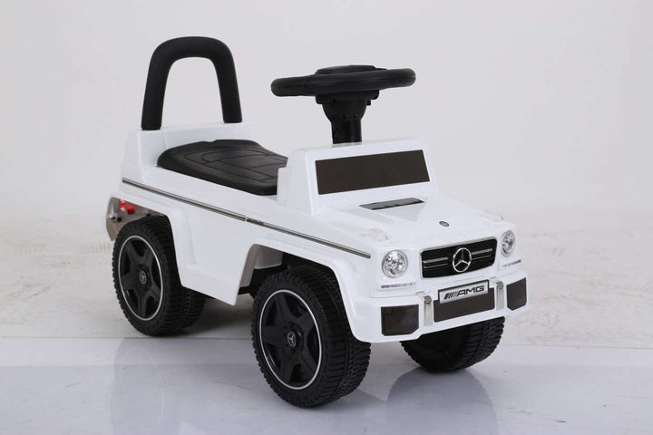 White Licensed Mercedes G63 AMG Foot To Floor Ride On Car